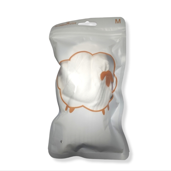 Adorable Knee High Cotton Socks for Girls (1-3yrs) - White with Pink Flower - Picture 6 of 6